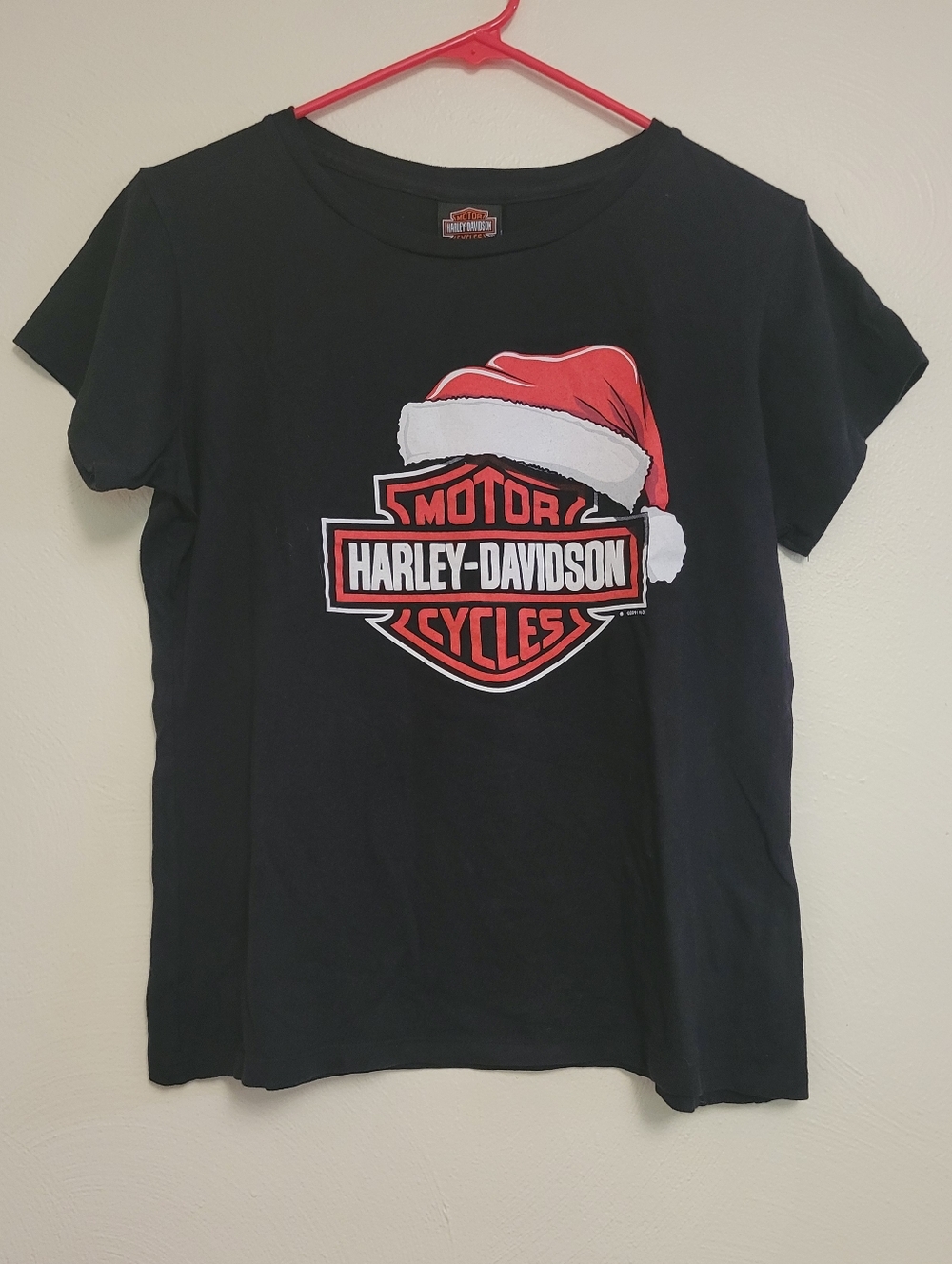 Harley Davidson Christmas T-Shirt Size Large